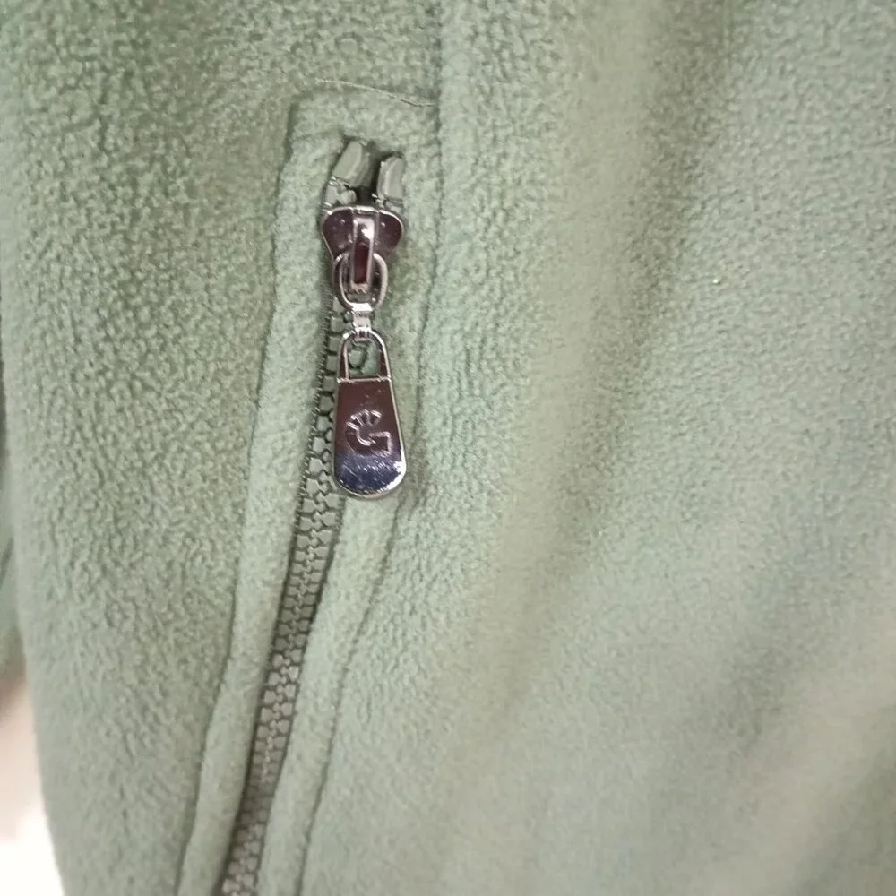 House Of Blues Fleece Jacket Full Zip Large With Beige Collar Embroidered Logo - Picture 7 of 12
